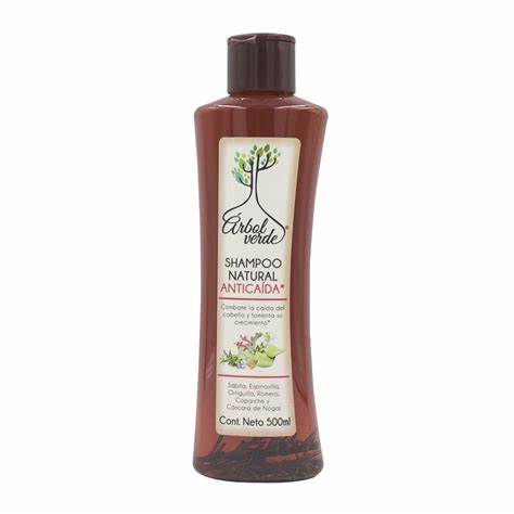 Shampoo Natural Árbol Verde 500 ml